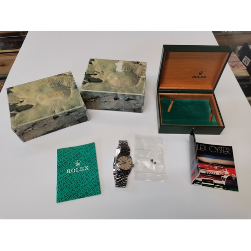 465e - Mans Rolex Oyster Automatic presicion with original box