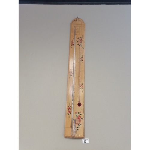 221 - Antique black forest style Barometer