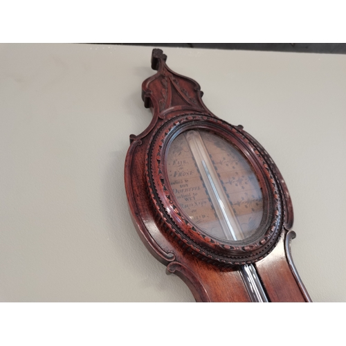 220 - Antique Mahogany sticck style Barometer