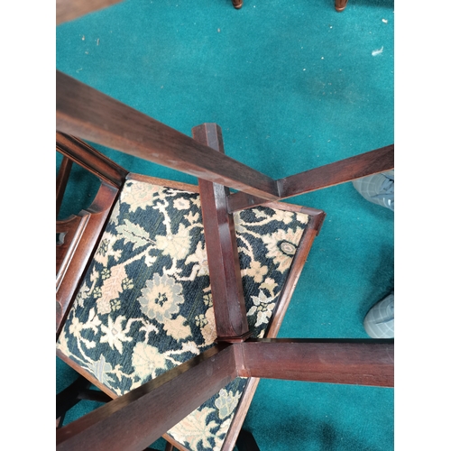 1000 - X6 Chippendale dining chairs. Good condition  ( owner described as Chippendale )