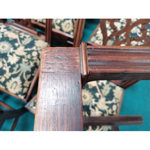 1000 - X6 Chippendale dining chairs. Good condition  ( owner described as Chippendale )