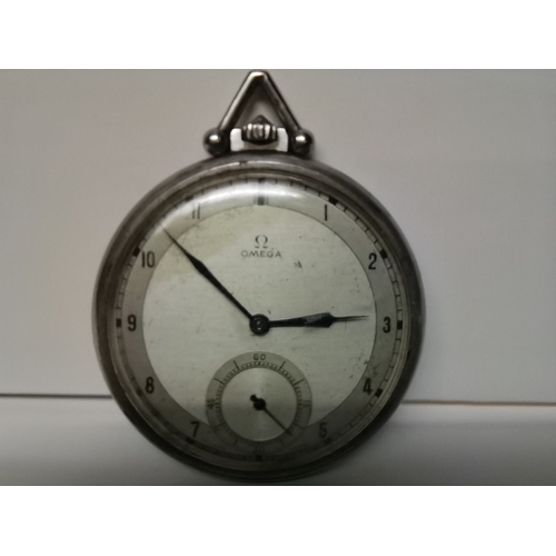 436 - Omega pocket watch ( fully working )