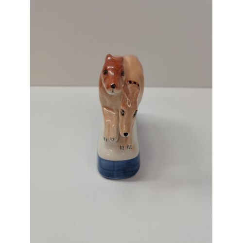 4 - Rye Pottery Figure 'Two Greyhounds'