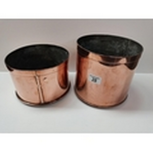 144 - x2 Antique cooking pots