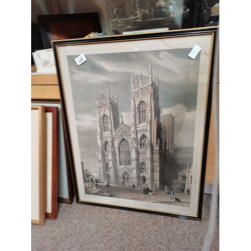 459 - Framed print of York Minster