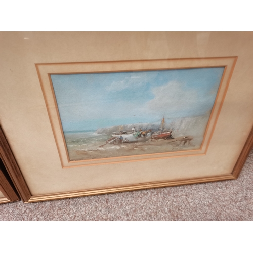 471 - 4 x watercolours by L C Powles plus 1