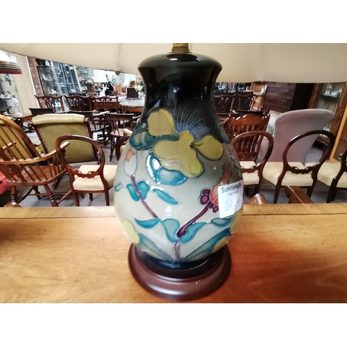 664 - x2 Moorcroft lamps Sally Tuffin