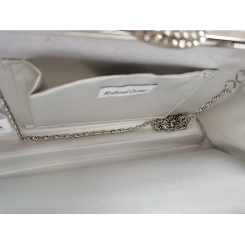 463 - Roland Cartier Silver evening bag (unused)  - excellent condition