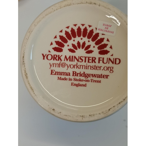 212 - York Minster Mug, wooden plaque and badges