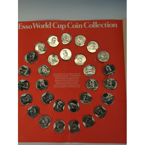 225 - Coin collection incl 1970 Esso World Cup Collection, 