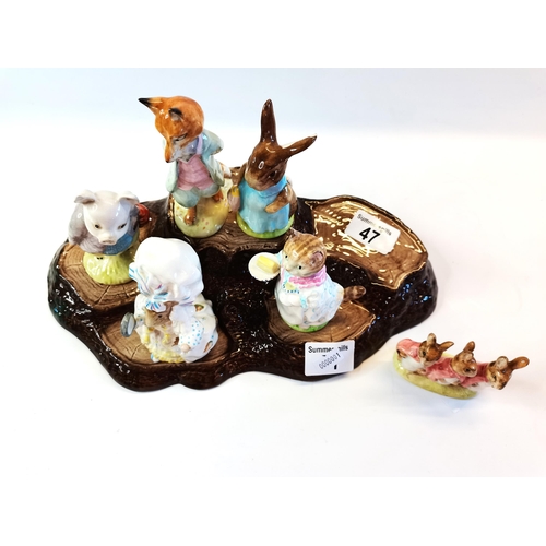 47 - X7 Beatrix Potter figures