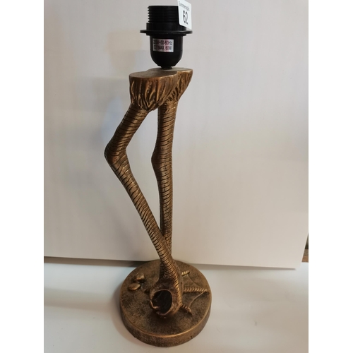 62 - Flamingo legs Table lamp stand