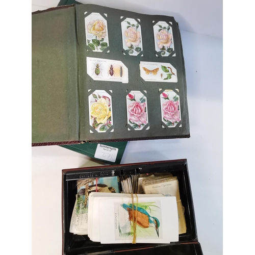 271 - Cigarette cards and stamps