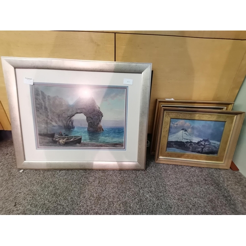 283 - x4 framed pictures