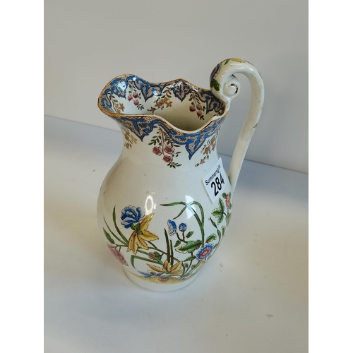 284 - Copeland Jug and Bowl