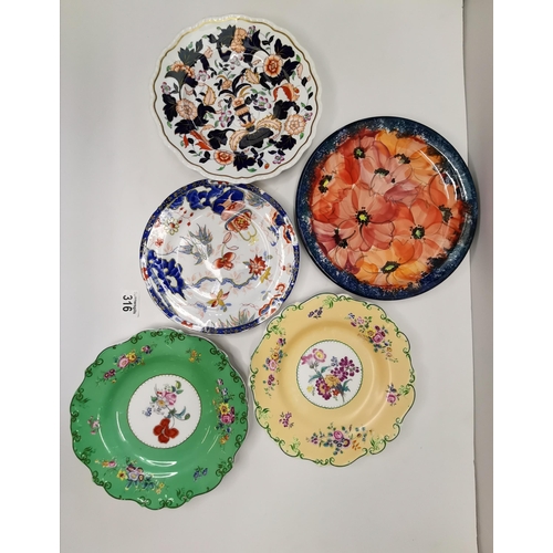 316 - x5 Plates inc Valerie Shenton plate