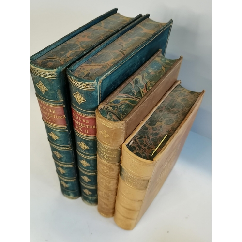 318 - x5 books inc x2 house Architecture vol I &II, Art of Decoration - Hawes, Cicero's letters - G E Jean... 