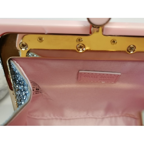 337 - Miu Miu limited edition Glitter pouch clutch purse