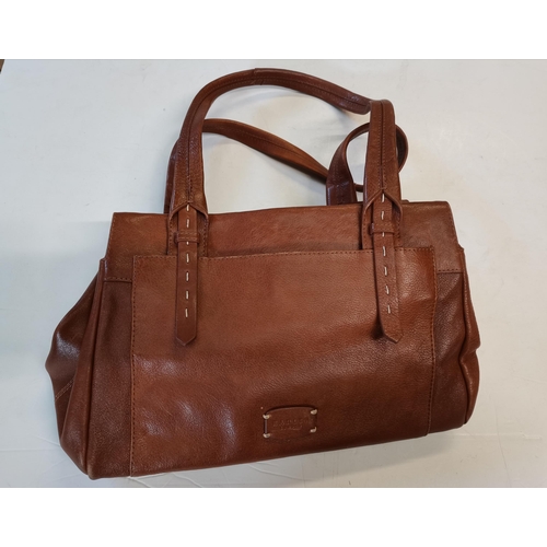 379 - Brown Radley handbag with dust cover, slight wear