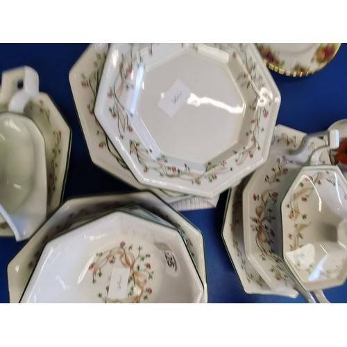 925 - Eternal Beau Part Dinner Set and a J & G Meakin 6 piece poppy coffee set