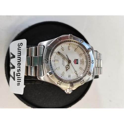 447 - TAG Heuer Gents Watch - TRWKIII2 in with box and papers working order in case This watch is in good ... 