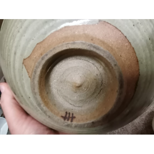 315 - X2 pottery bowls and vases