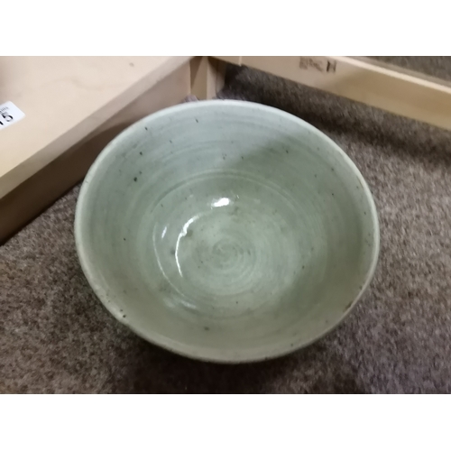 315 - X2 pottery bowls and vases