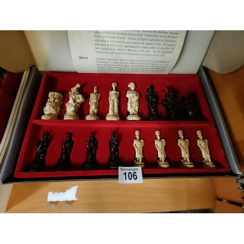 106 - Studio Anne Carlton Chess set - The Battle of Waterloo