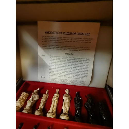 106 - Studio Anne Carlton Chess set - The Battle of Waterloo