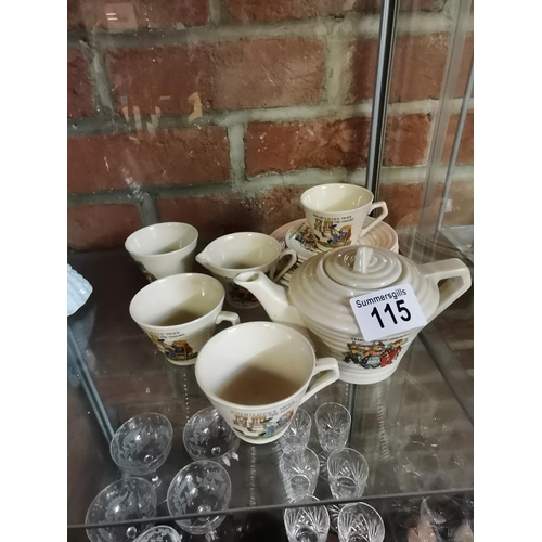 115 - Teddy Bears Tea set