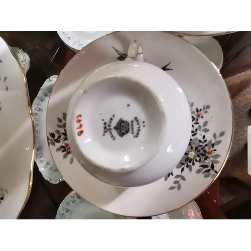 123 - ENA Salisbury tea set and plates, jug and bowl. Good condition