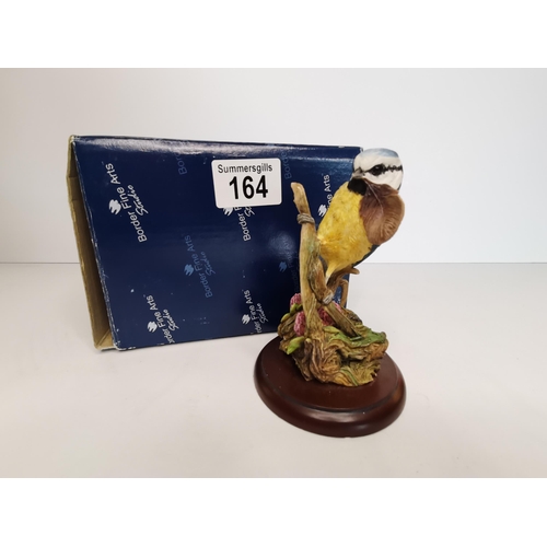 164 - Border Fine Arts - Blue Tit (medium) with box - excellent condition