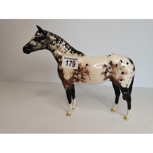 179 - Crown Derby Spotted horse - excellent condition