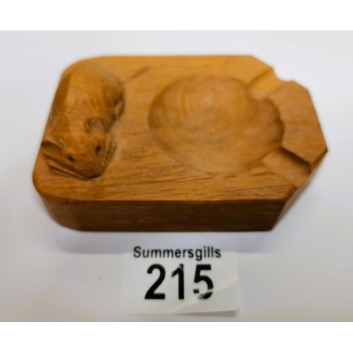 215 - Mouseman Ashtray - very good condition