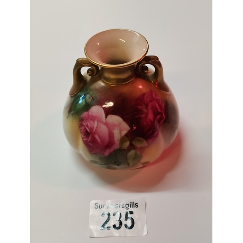 235 - Royal Worcester Vase - good condition