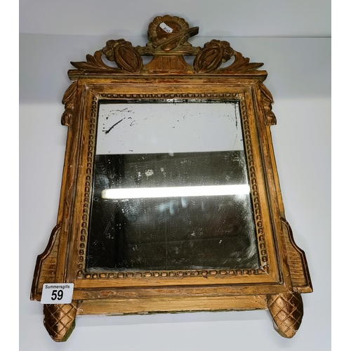 59 - Regency wall mirror