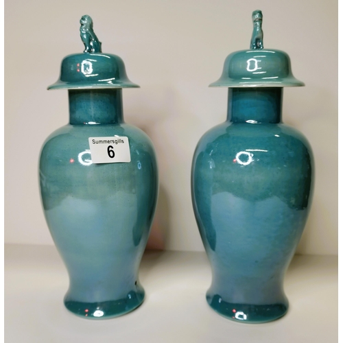 6 - x2 Carltonware ginger jars - one has slight damage to lid