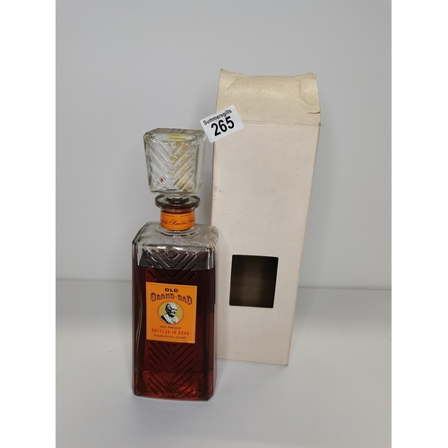 265 - A botte of Old Grandad - 100 proof bottled in Bond  - in original box tax band unbroken