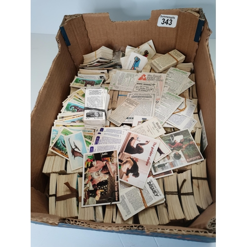 343 - large collection of cigarette cards