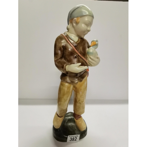 382 - Dutch Pottery boy 40cm height VGC