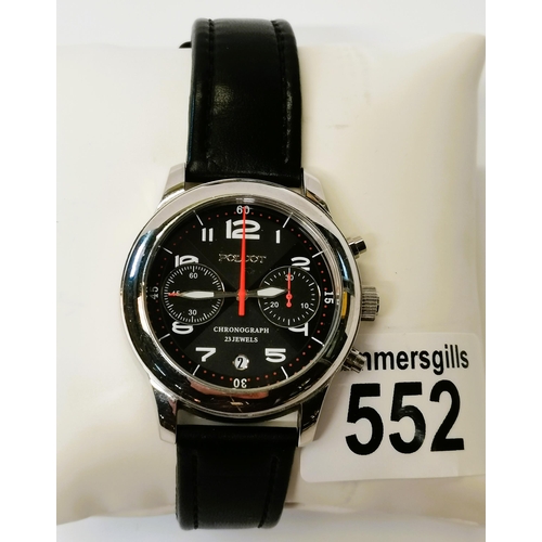 552 - Gents Polyot Chronograph Watch (working)