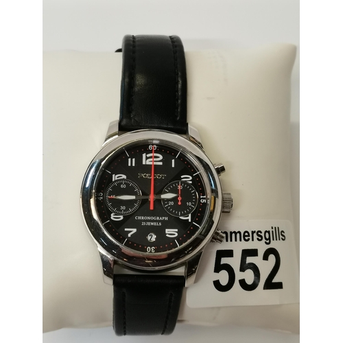552 - Gents Polyot Chronograph Watch (working)