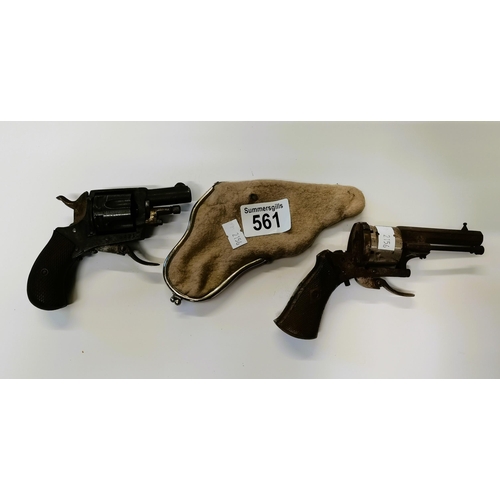 561 - 2 x Vintage Pistols