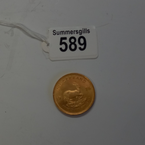 589 - Krugerrand 34grams 1974