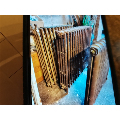 541 - 3 x vintage cast iron radiators ( collection from owner ) 15 miles from saleroom