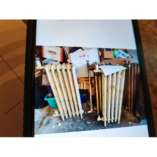 541 - 3 x vintage cast iron radiators ( collection from owner ) 15 miles from saleroom