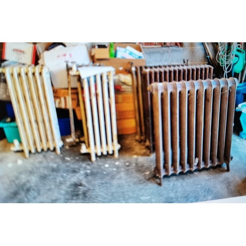 541 - 3 x vintage cast iron radiators ( collection from owner ) 15 miles from saleroom