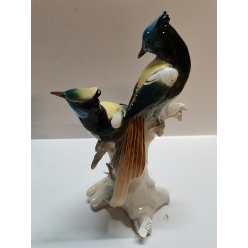 232 - x2 Karl Ens Volkstedt - porcelain bird figurines Condition Status
Very small chip to beak on one fig... 