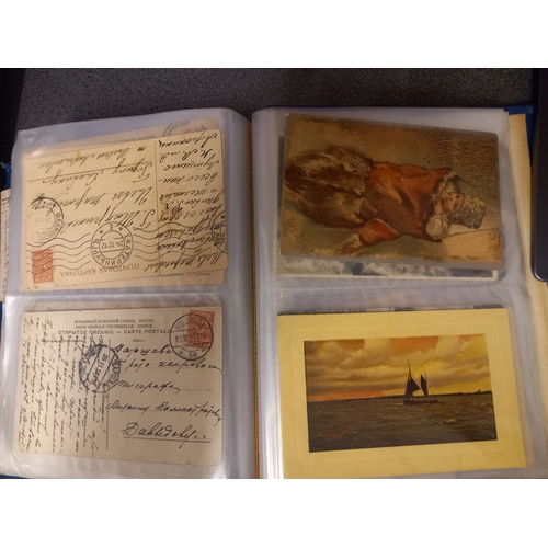 292 - A collection of 94 Russian postcards