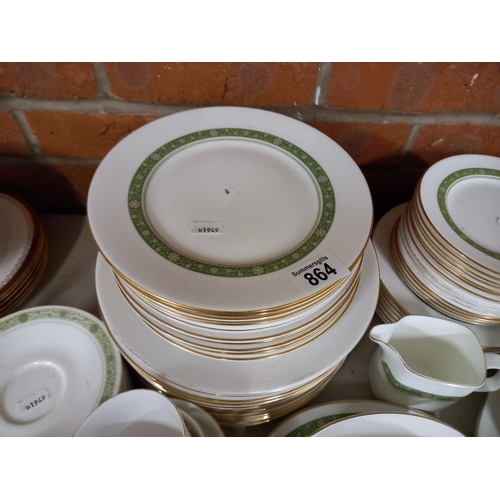 864 - Large Collection of Royal Doulton ' Rondelay' Dinner Service plus 6 other pieces including 3 Minton,... 